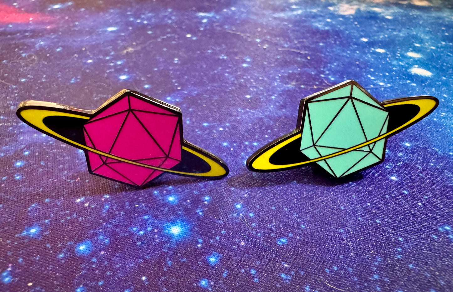 Dice Planet Pin