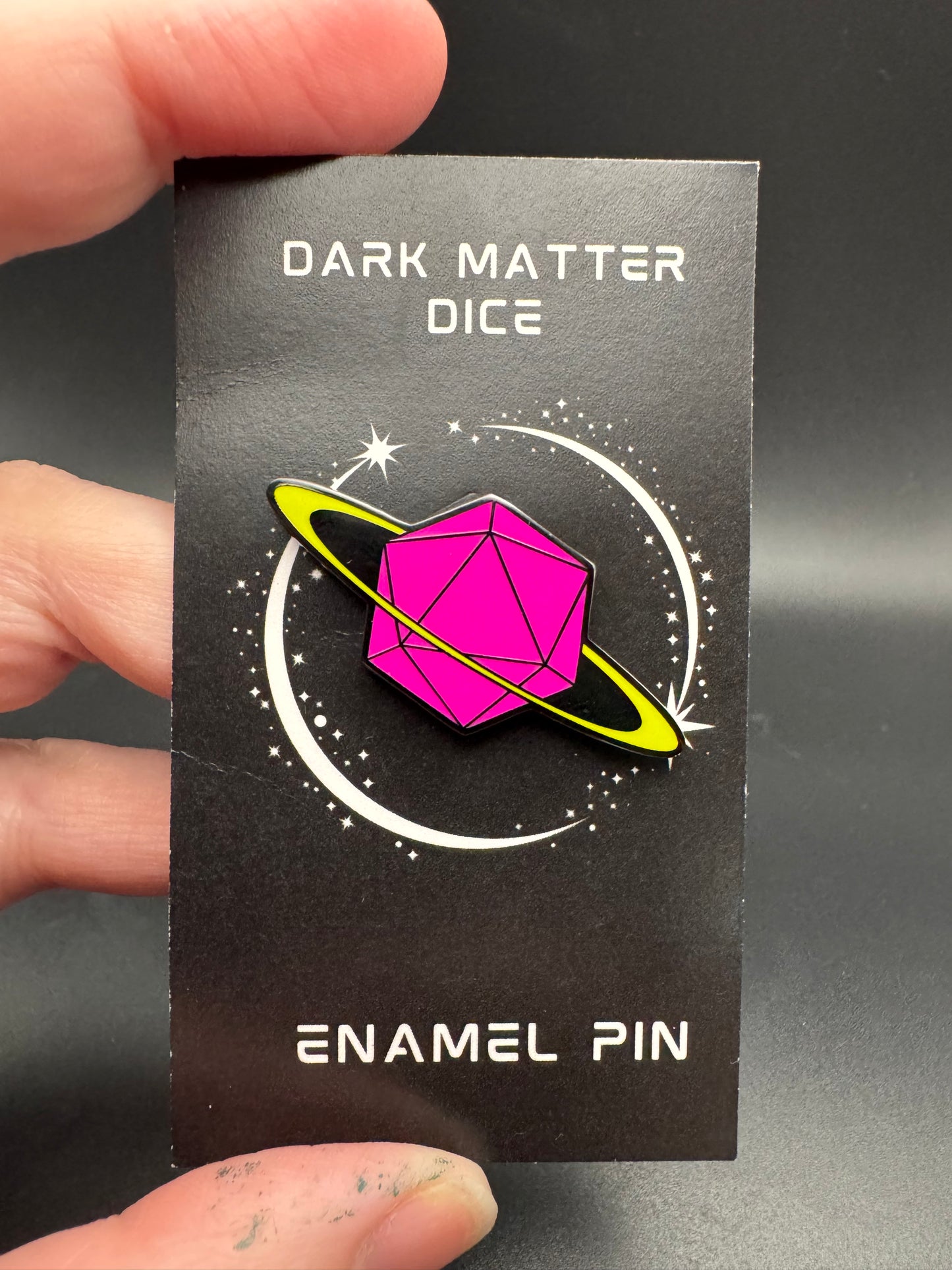 Dice Planet Pin