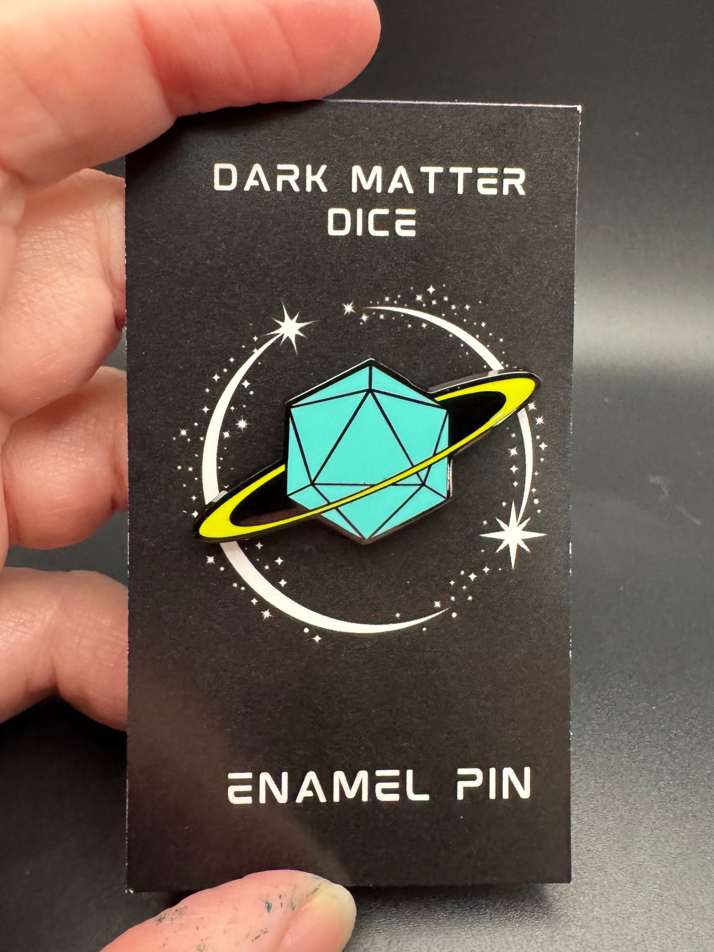 Dice Planet Pin